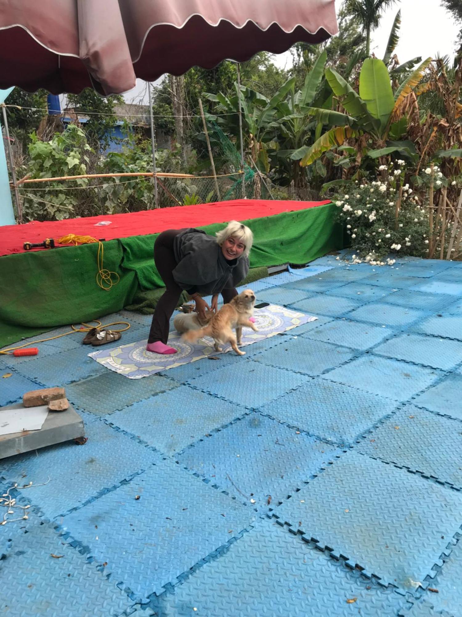 Bee Lucky Homestay Hien Hao Bagian luar foto