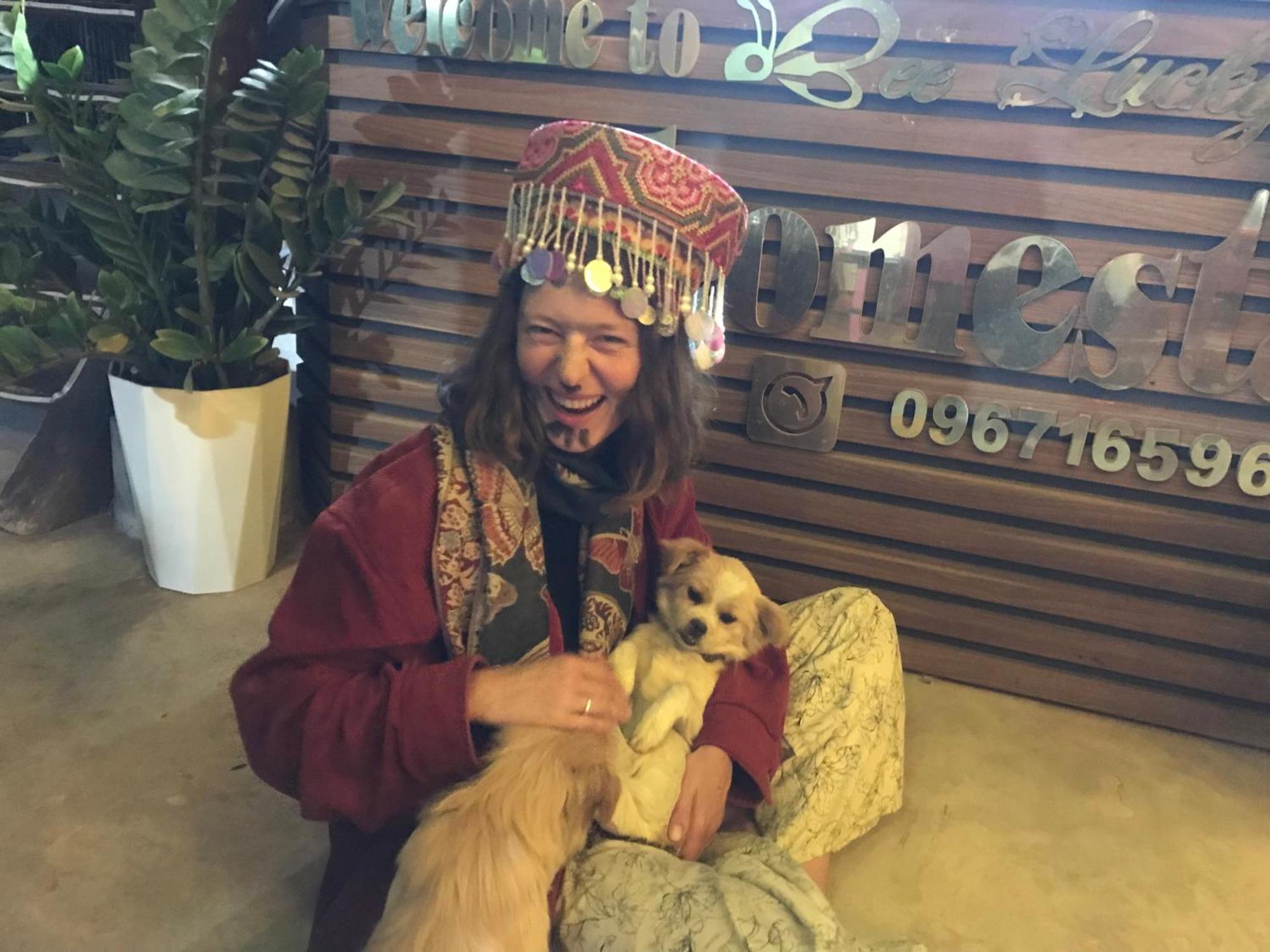 Bee Lucky Homestay Hien Hao Bagian luar foto