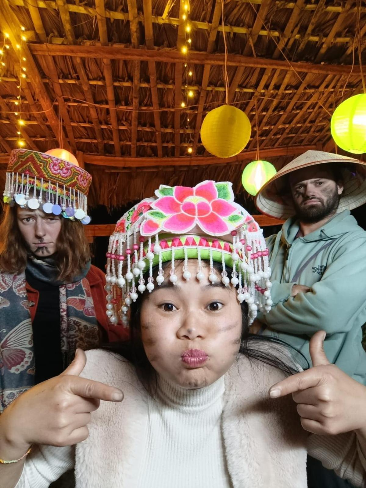 Bee Lucky Homestay Hien Hao Bagian luar foto